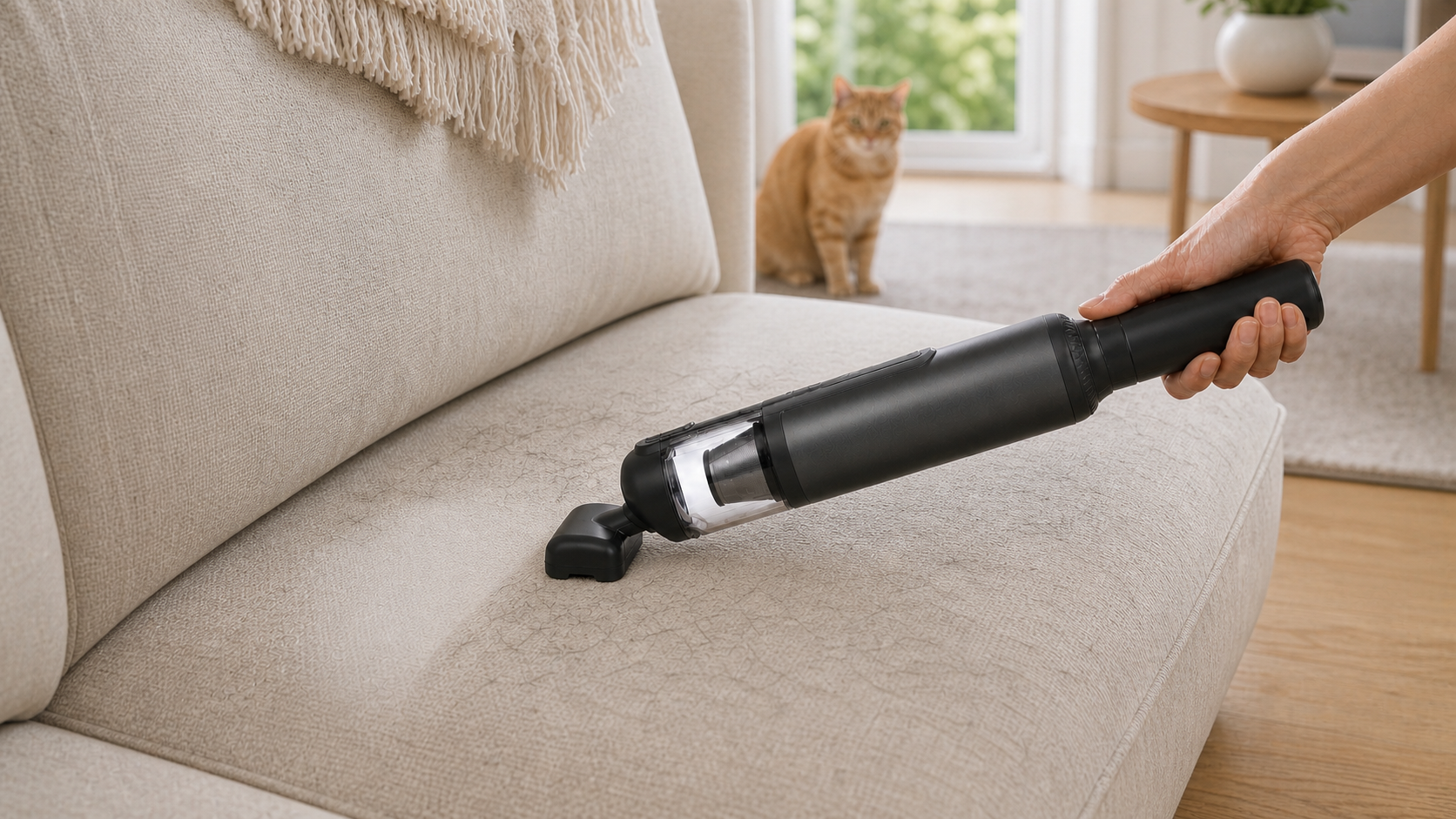 Guu Vision 2.0 removes pets hair easily